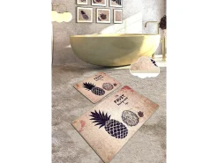 Discount Alfombra de baño Set (2 piezas) Ecuador Multicolor