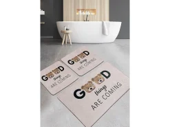 Alfombra de baño Set (3 piezas) Things Djt multicolor