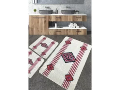 Clearance Alfombra de baño Set (3 piezas) Meore Multicolor