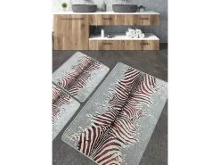 Online Alfombra de baño Set (3 piezas) Sevra Multicolor