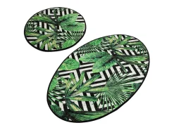 Discount Alfombra de baño Set (2 piezas) Tropic DJT Multicolor
