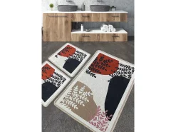 Alfombra de baño Set (3 piezas) Noe multicolor