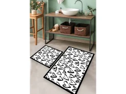 Alfombra De Baño|Ropa De Cama^Alfombra de baño Set (2 piezas) Small Heart Multicolor