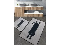 Alfombra de baño Set (2 piezas) Comfort v2 multicolor