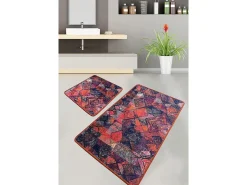Alfombra de baño Set (2 piezas) Monica multicolor