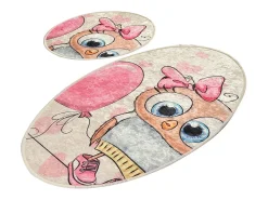 Alfombra de baño Set (2 piezas) Kitty multicolor