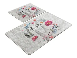 Alfombra de baño Set (2 piezas) Hello Spring multicolor