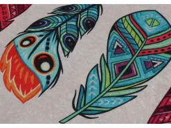 Discount Alfombra de baño Set (2 piezas) Feather DJT Multicolor