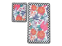 Alfombra de baño Set (2 piezas) Flori multicolor