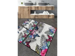 Alfombra De Baño|Ropa De Cama^Alfombra de baño Set (3 piezas) Noirobi Multicolor