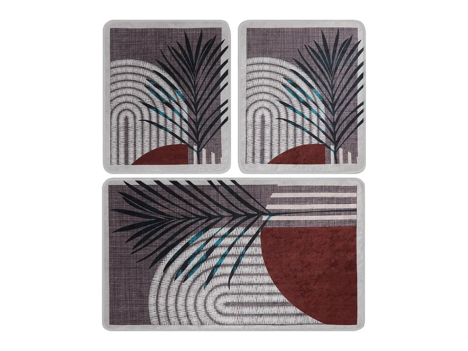 Alfombra De Baño|Ropa De Cama^Alfombra de baño Set (3 piezas) Morillo Multicolor