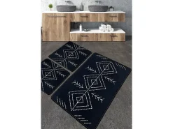 Online Alfombra de baño Set (3 piezas) Lau Multicolor