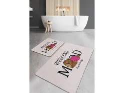 Alfombra De Baño|Ropa De Cama^Alfombra de baño Set (2 piezas) Weekend Mood Djt Multicolor