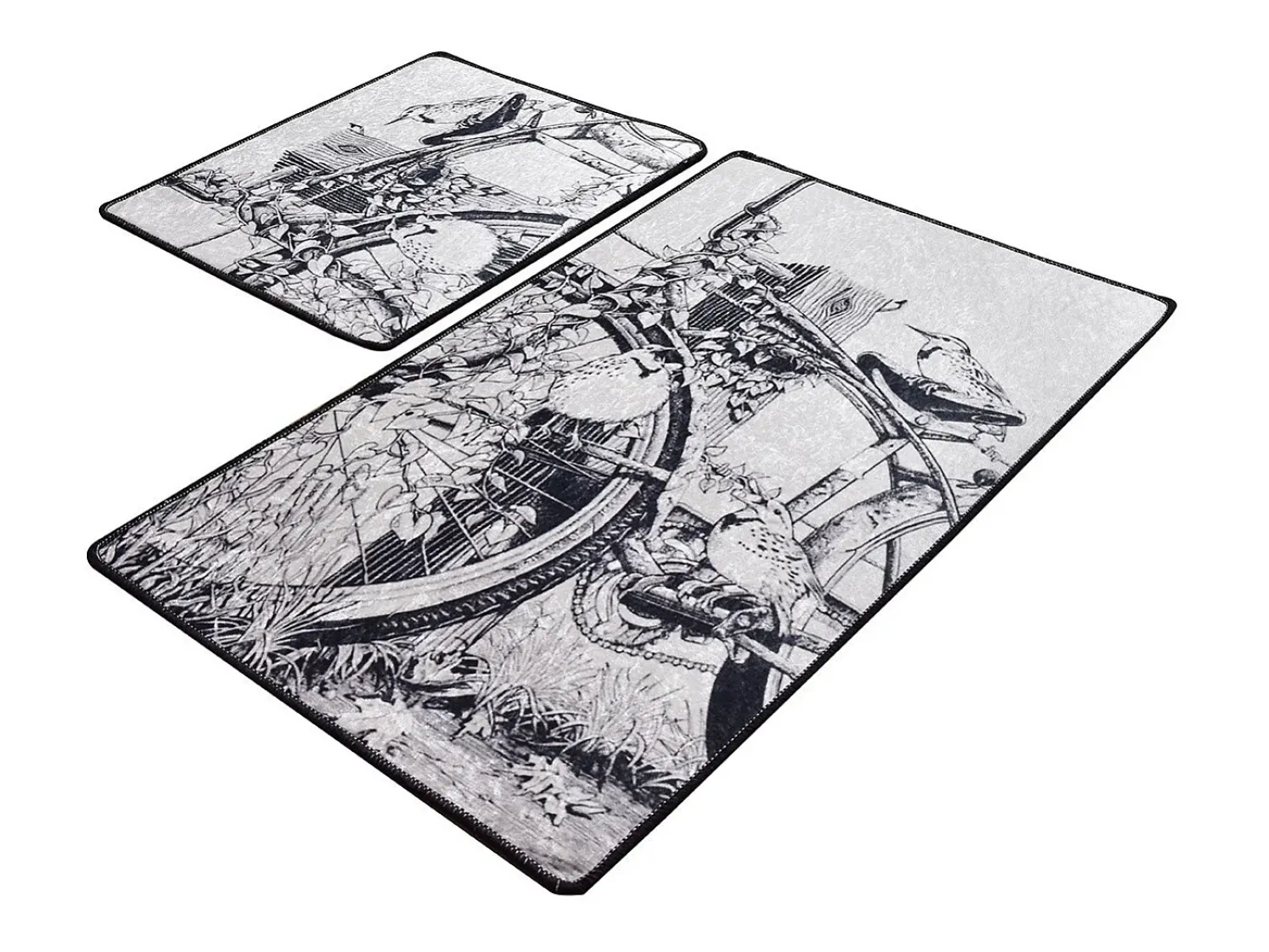 Alfombra de baño Set (2 piezas) Hand Draw multicolor