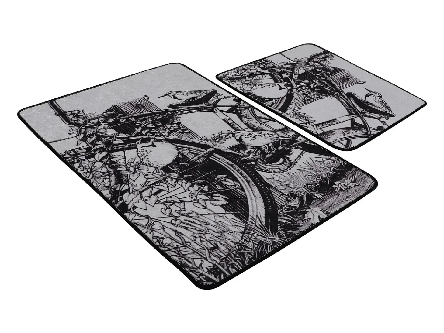 Alfombra de baño Set (2 piezas) Hand Draw multicolor