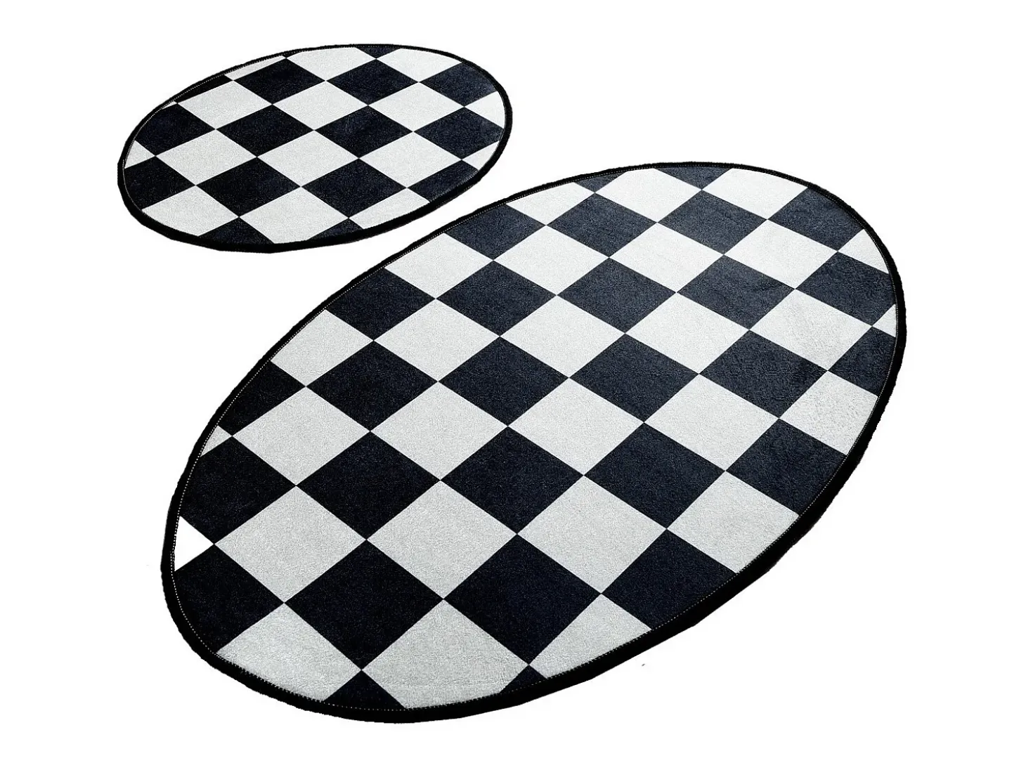 Alfombra de baño Set (2 piezas) Dama DJT multicolor