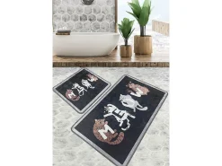Hot Alfombra de baño Set (2 piezas) Meocon Multicolor