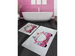 Alfombra de baño Set (2 piezas) Dogs Vosvos Djt multicolor
