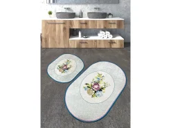 Alfombra de baño Set (2 piezas) Lous Multicolor