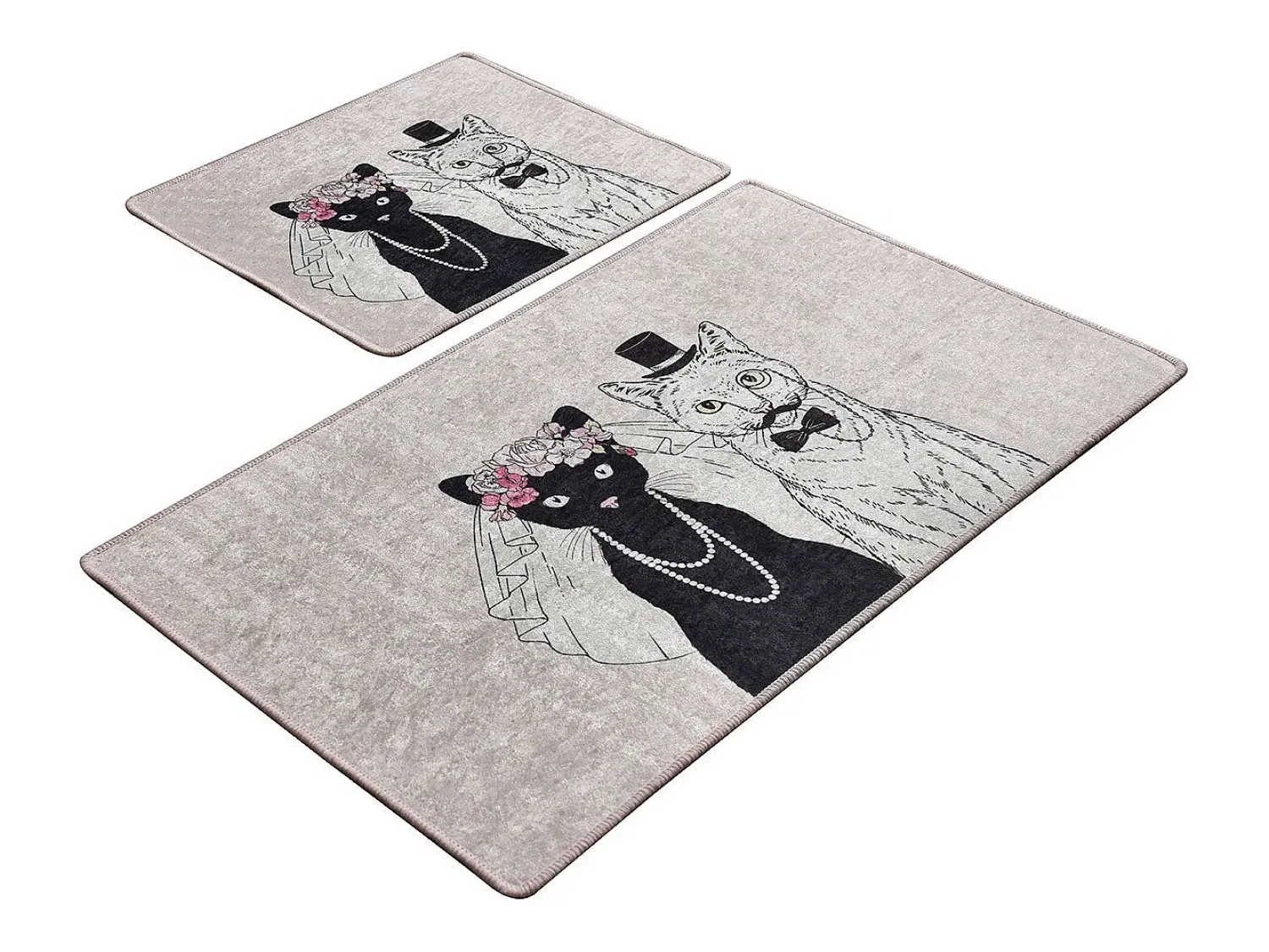 New Alfombra de baño Set (2 piezas) Wedding Multicolor