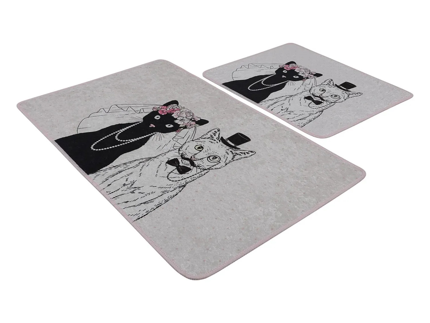 New Alfombra de baño Set (2 piezas) Wedding Multicolor
