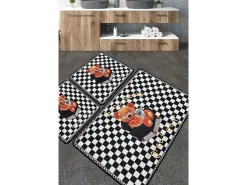 Alfombra de baño Set (3 piezas) Newspaper multicolor
