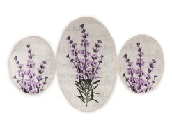 Discount Alfombra de baño Set (3 piezas) Lavender Multicolor