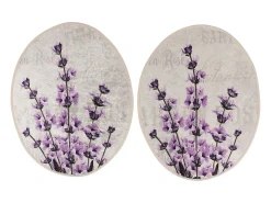 Discount Alfombra de baño Set (3 piezas) Lavender Multicolor