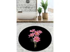 New Alfombra de baño Sitivo Djt verde rosa negro Multicolor