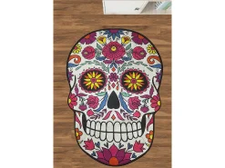 Alfombra de baño Skull Djt (120 x 160) multicolor