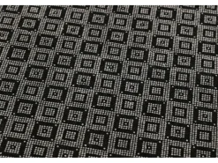 Alfombra de baño Straordinario Black Circle Djt 80 antracita negro blanco Multicolor
