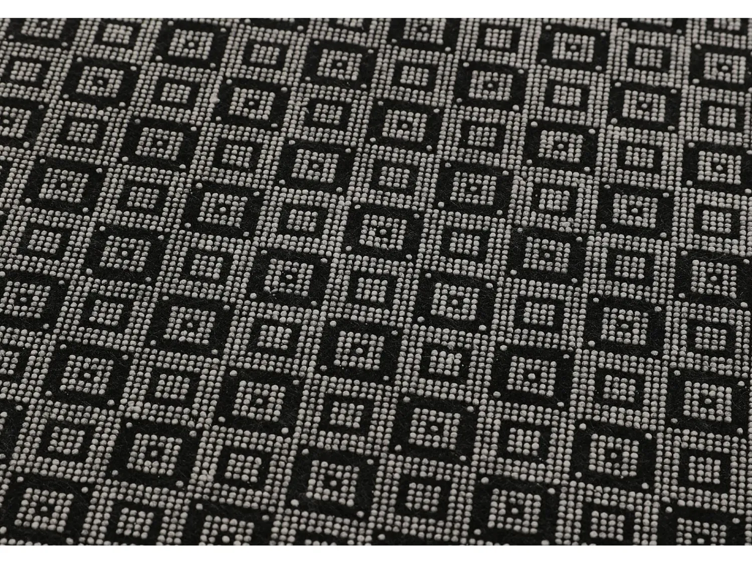 Alfombra de baño Straordinario Black Circle Djt 80 antracita negro blanco Multicolor