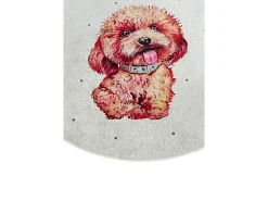 Alfombra de baño Terrier Djt (120 cm) multicolor