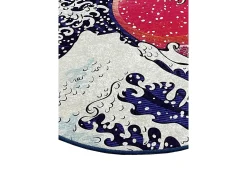 Alfombra de baño Tidal Wave Djt (80 cm) multicolor