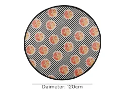 Alfombra De Baño|Ropa De Cama^Alfombra de baño Tranche Circle Djt 120 Multicolor
