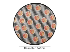 Alfombra De Baño|Ropa De Cama^Alfombra de baño Tranche Circle Djt 140 Multicolor