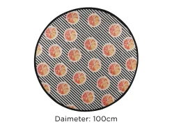 Alfombra de baño Tranche Circle Djt 100 multicolor