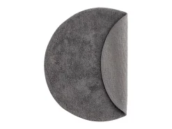 ebuy24 Alfombra De Baño|Ropa De Cama^Alfombra de baño Valle Ø60cm oscuro. Gris