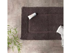 ebuy24 Alfombra De Baño|Ropa De Cama^Alfombra de baño William 80x50cm . Gris