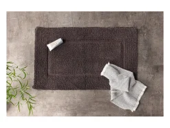 ebuy24 Alfombra De Baño|Ropa De Cama^Alfombra de baño William 80x50cm . Gris