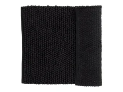 ebuy24 Alfombra De Baño|Ropa De Cama^Alfombra de baño Wilmer 80x50cm color . Negro