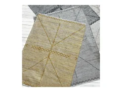 The Rug Republic Alfombra De Salón^Alfombra de cáñamo Jiazi 290 x 190 cm Dorado