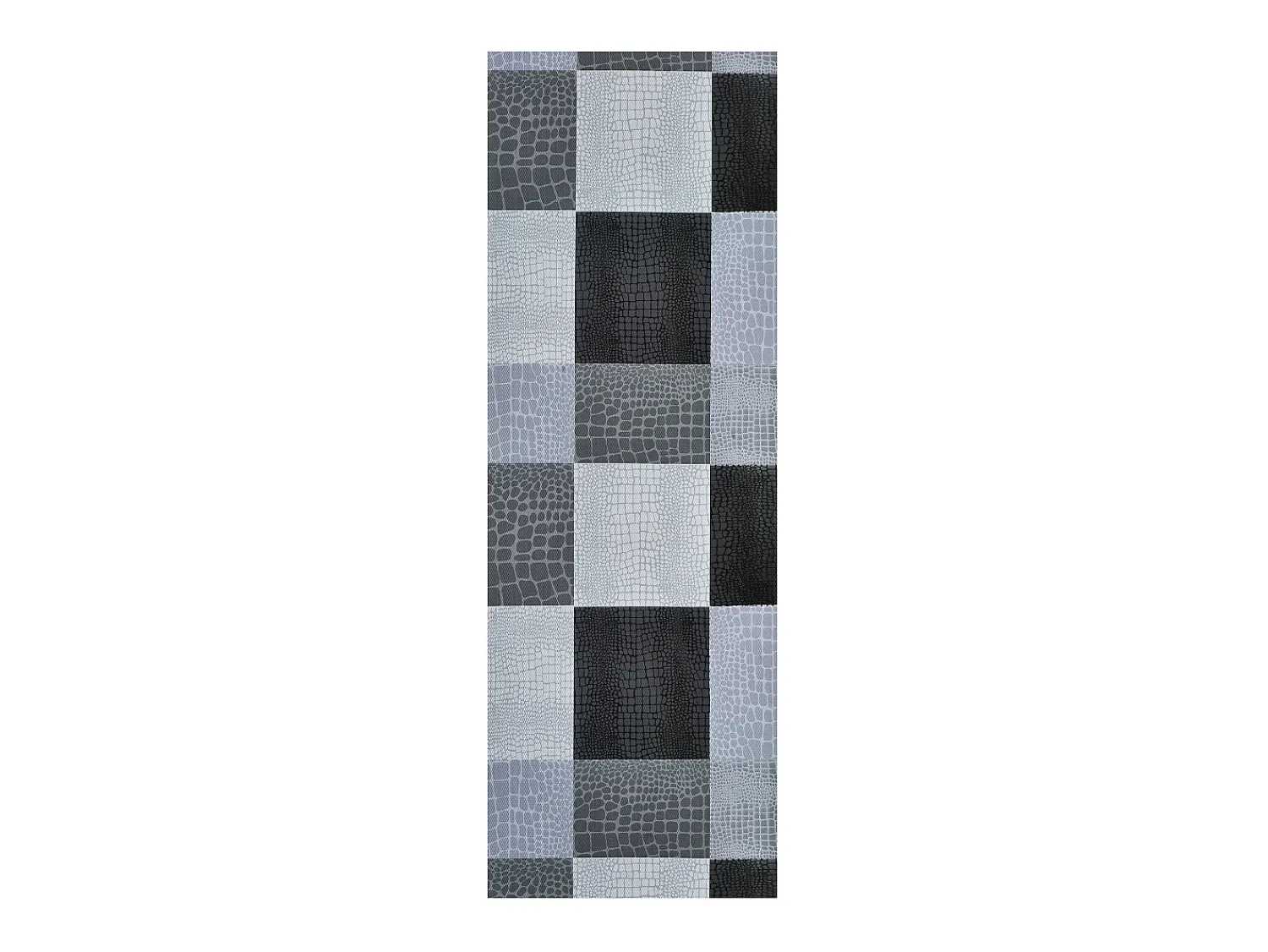 Best Alfombra de cocina - animal print - - 48 x 200 cm - SALLY Gris