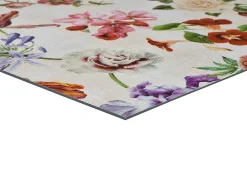 New Alfombra de cocina - dibujos de flores - - 48 x 200 cm - SALLY Multicolor