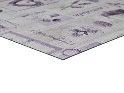 Online Alfombra de cocina - dibujos de plantas - lila - 48 x 200 cm - SALLY Violeta