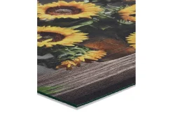 Alfombra De Cocina^Alfombra de cocina - Dibujos con flores - - 52 x 100 cm - RICCI Amarillo