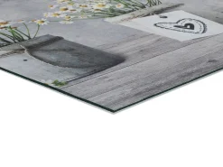 Alfombra De Cocina^Alfombra de cocina - Dibujos macetas - - 52 x 200 cm - SPRINTY Gris