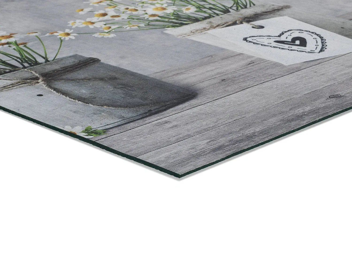 Alfombra De Cocina^Alfombra de cocina - Dibujos macetas - - 52 x 200 cm - SPRINTY Gris