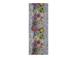 Clearance Alfombra de cocina - Diseños de cactus - gris - 52 x 100 cm - SPRINTY Multicolor