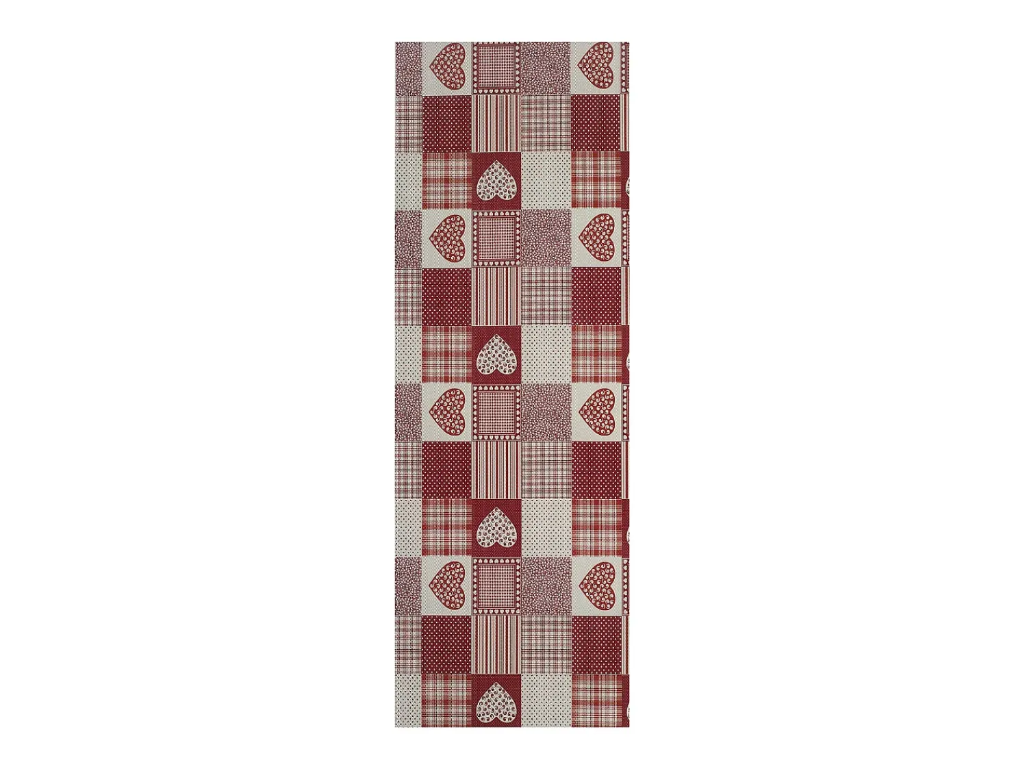 Alfombra De Cocina^Alfombra de cocina - patchwork - - 48 x 200 cm - SALLY Rojo